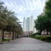 Blick vom Emirates Palace auf Etihad Towers